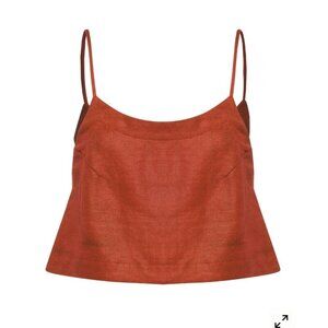 Bondi Born Flared Linen Twill Cami